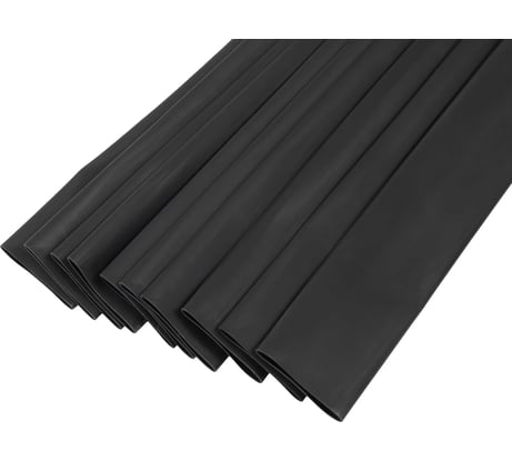 Трубка термоусадочная клеевая Gigant (3:1) 30/10, черная, 10шт по 1м G-80120