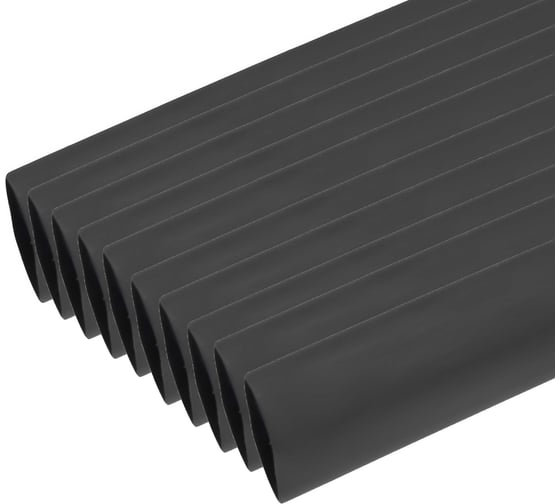 Трубка термоусадочная клеевая Gigant (3:1) 12/4, черная, 10шт по 1м G-80121 1