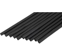 Трубка термоусадочная клеевая Gigant (3:1) 9/3, черная, 10шт по 1м G-80127