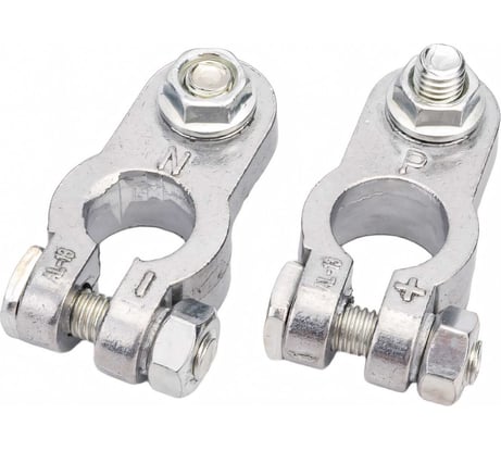 Клеммы для АКБ General Technologies комплект 2 шт."+" "-" Тип EURO болт с гайкой GT-BT06