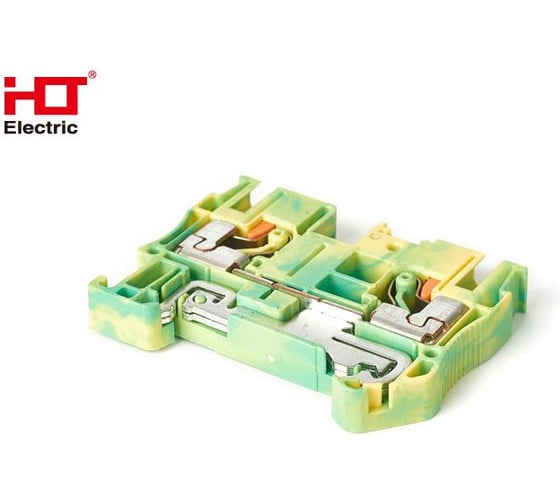 Зажим пружинный с нажимной кнопкой HLT PT-6мм2 РЕN 41A (50шт./уп.) 081-25-026