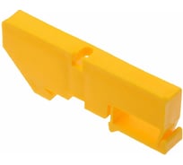 Изолятор на DIN рейку ANDELI желтый упаковка из 20 штук спайка ПЭТ ADL16-944