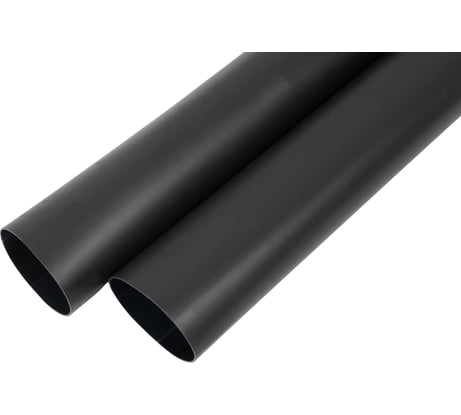 Трубка термоусадочная клеевая Gigant (3:1/4:1) 55/16мм, черная, 2шт по 1м G-80143