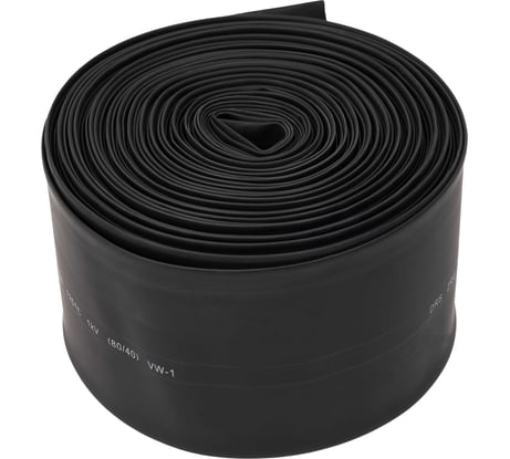 Трубка термоусадочная Gigant (2:1) 80/40, черная, 25м G-80132