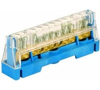 Клеммная колодка DKC соединительная 1р 11x5,3мм. цвет синий 1шт 5011N