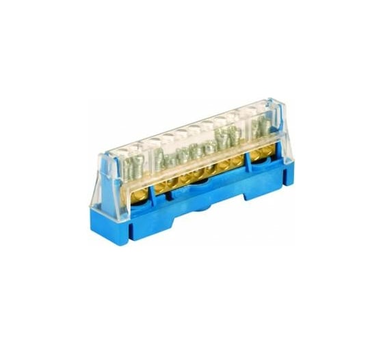 Клеммная колодка DKC соединительная 1р 15x5,3мм. цвет синий 1шт 5015N 1