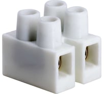 Клемник DKC, полипропилен, белый, 2р,85С,450V,24A, 2,5мм.кв. 43102PL B