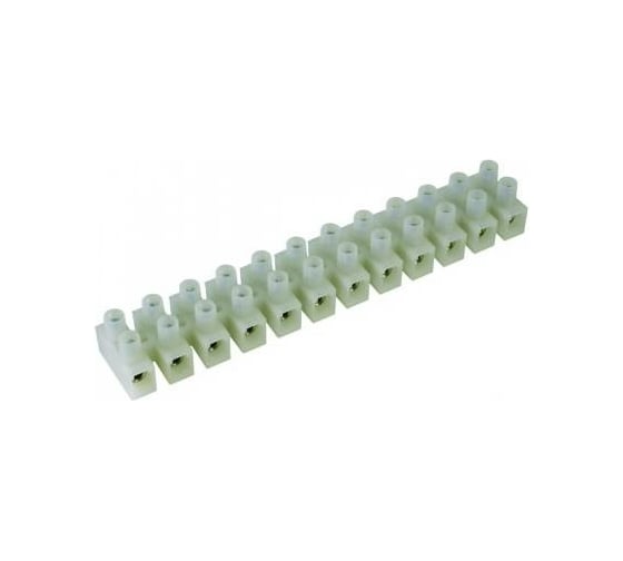 Клемник DKC Полипропилен белый, 2р, 85 град., 450V, 32А, 4мм.кв. 50шт 43302PL Br 1