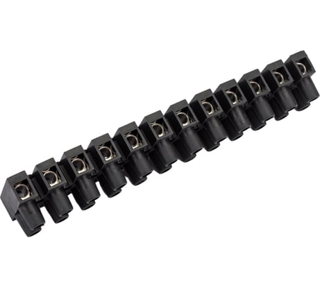 Клемник DKC, полипропилен, черный,12р,85С,450V, 57A,10мм.кв. 43412PL R 93495