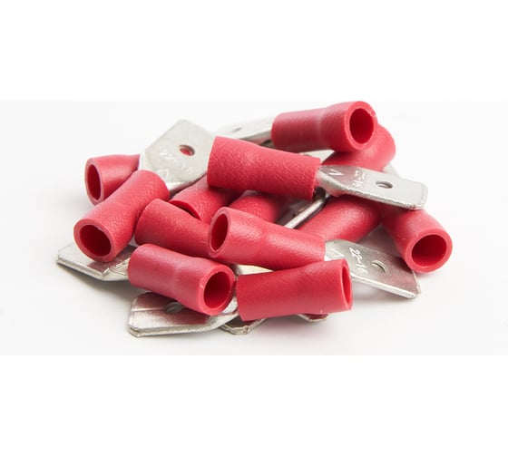 Изолированный плоский наконечник папа STEKKER РпИп 1,5-250, LD401-15250 DIY упаковка 10 шт 39362