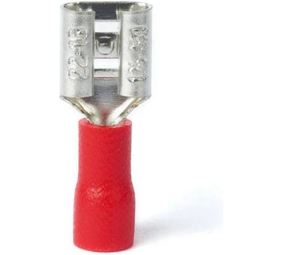 Разъем изолированный HLT Рпи-м 1.25-250 красный 100шт. (10уп./уп.) 084-03-13 1