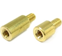 Стойка для печатных плат ЦКИ круглая, внутр/наруж М3x45 латунь 10шт 74591