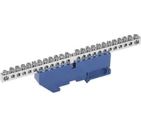 Шина IEK N ноль на DIN-изолятор Ni ШНИ-6x9-24-Д-С YNN10-24-D-K07-N