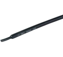 Термоусаживаемая трубка HLT ТУТк с коэффициентом (3:1) 9.5/3.2 черная 1M (40м/уп.) 084-15-223