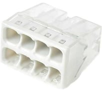 Строительно-монтажная клемма HLT СКМ EU2.5-428 8 отверстия (0.75-2.5мм2) 5шт. (10уп./уп.) 081-20-035