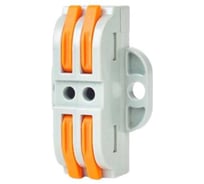 Строительно-монтажная клемма (проходная) HLT СК-222 (0.4-2.5мм2 и 0.5-4.0мм2) 5шт.(10уп./уп.) 081-19-065