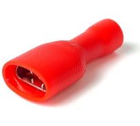 Разъем плоский полностью изолированный HLT Рппи-М 1.25-250 красный (мама) 100шт. (5уп./уп.) 084-13-062