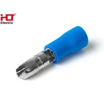 Разъем штекерный изолированный HLT РшИ-п 2-5-4 синий 100шт. (10уп./уп.) 084-13-21