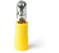 Разъем штекерный изолированный HLT РшИ-п 5.5-4 желтый 100шт. (5уп./уп.) 084-13-22