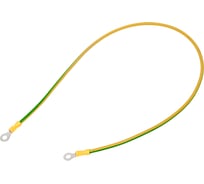 Проводник заземляющий медный PRO-lotki.ru PZM6-700 сечение S6 мм, кольцо под винт М6 L=700 TLS56308