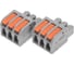 Клемма REXANT СМК 222-423R проходная, разъемная, 3 полюса, серая, 0,2-2,5/4мм² блистер 5 шт/уп 07-5263-5 7