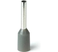 Наконечник-гильза HLT Е10-18 16мм2 с изолированным фланцем серый 100шт. (5уп./уп.) 084-04-319