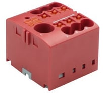 Блок распределительный CONTA JPTFIX6/6x2.5 RED-5, БЛОК РАСПРЕДЕЛИТЕЛЬНЫЙ, упаковка 5 шт 00-00013329