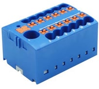 Блок распределительный CONTA JPTFIX6/12x2.5 BLUE-5, БЛОК РАСПРЕДЕЛИТЕЛЬНЫЙ, упаковка 5 шт 00-00013330