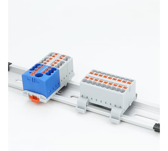 Блок распределительный CONTA JPTFIX6/12x2.5 GRAY-5, БЛОК РАСПРЕДЕЛИТЕЛЬНЫЙ, упаковка 5 шт 00-00013331