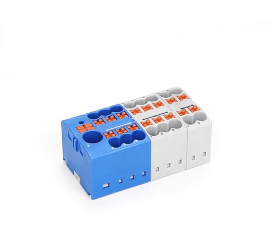Блок распределительный CONTA JPTFIX6/6x2.5 BLUE-5, БЛОК РАСПРЕДЕЛИТЕЛЬНЫЙ, упаковка 5 шт 00-00013327
