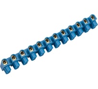 Контактный зажим IEK винтовой ЗВИ-5 н г 1,5-4,0мм2 12пар синий UZV6-005-04