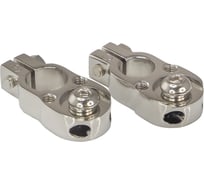 Комплект аккумуляторных клемм AURA никель, 1x8-0Ga+2x8Ga BTG-1028