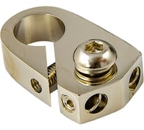 Клемма аккумуляторная AURA , 1xRing + 2x8Ga вход, минусовая BTG-128N