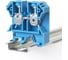 Клемма KLR /ABK 16 BU-V0 76A/800V/16mm2/синий/класс горючести V0 (НУ=40шт) 1201161V 3