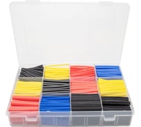 Набор термоусадочных трубок Vell, 780 шт, 4 цвета, 45 мм, диаметр 1-14 мм 1379613