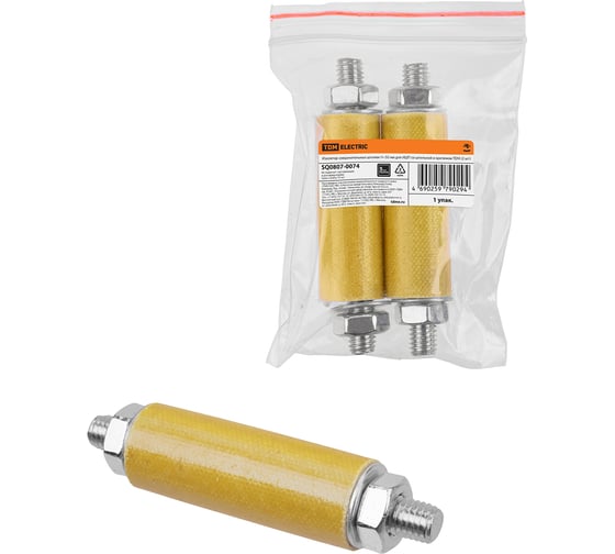 Изолятор соединительных шпилек TDM ELECTRIC H=50 мм для ИШП со шпилькой и крепежом (2 шт.)SQ0807-0074 1