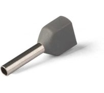 Кабельные втулочные наконечники двойные Доступная Автоматика 0.75мм2 гильза 10мм, упаковка 100шт TE7510.1