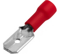 Кабельный разъем плоский изолированный «папа» Vell, РПИ-П 1,5-6,3, 100 шт 1379577