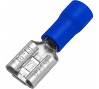 Кабельный разъем плоский изолированный «мама» Vell, РПИ-М 2,5-6,3, 100 шт 1379574