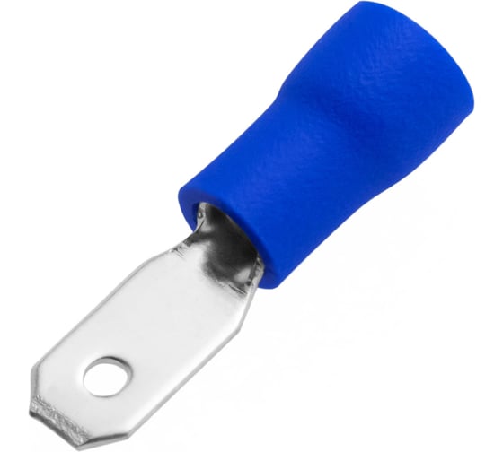 Разъем кабельный плоский Vell изолированный «папа», РПИ-П 2,5-4,8, 100 шт VLrpip-2.5-4.8 1379578 1