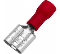 Кабельный разъем плоский изолированный «мама» Vell РПИ-М 1,5-6,3, 100 шт 1379572