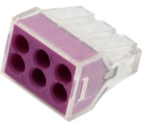 Клемма General Lighting Systems GTER6-06-75-P-BL5 СМК 773-246, 6-пров. 0.75-2.5 мм с пастой, в блистере 5шт. 800450