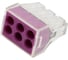 Клемма General Lighting Systems GTER6-06-75-P-BL5 СМК 773-246, 6-пров. 0.75-2.5 мм с пастой, в блистере 5шт. 800450 1