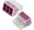 Клемма General Lighting Systems GTER6-06-75-P-BL5 СМК 773-246, 6-пров. 0.75-2.5 мм с пастой, в блистере 5шт. 800450 3