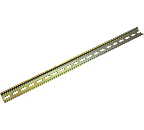 DIN-рейка KRASO 1000 мм, оцинкованная перфорированная, 10шт DIN-1000-KSL 1