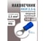 Наконечник кабельный кольцевой изолированный Vell, НКИ 2,5-6, 100 шт {VLnki-2.5-6(100)} 1379566 5