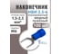 Кабельный наконечник вилочный изолированный Vell НВИ 2,5-6, 100 шт 1379569 4
