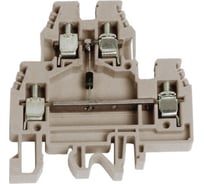 2х уровневый проходной зажим DKC, DAS.4 DGR, серый с диодом ZDS114GR 99571