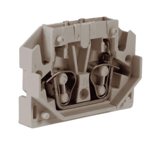 Мини зажим DKC HP.2GR, проходной 2,5 кв.мм, серый ZHP150GR 99777