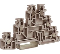 Проходной зажим DKC TLD.2 i, 3 уровневый, синий, 2,5 кв.мм 100489 ZTL300
